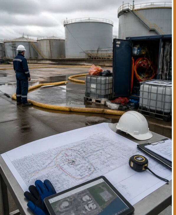 Разработка плана ликвидации разливов нефти в Благовещенске